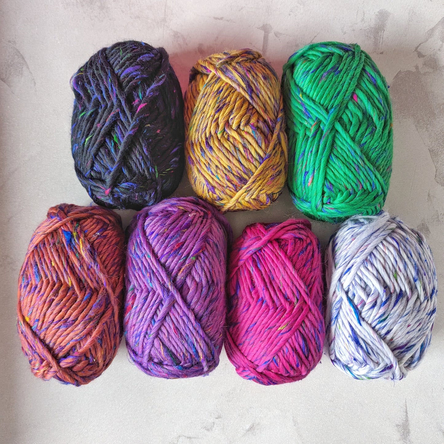 Sari Silk and Pure Merino Blend Super Chunky Yarn (100g) - 8 colours available