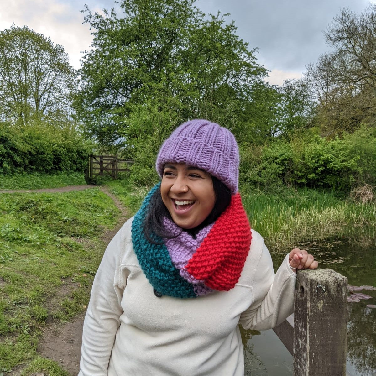 Pure Merino Double Wrap Snood - Mix and Match 20 Colours