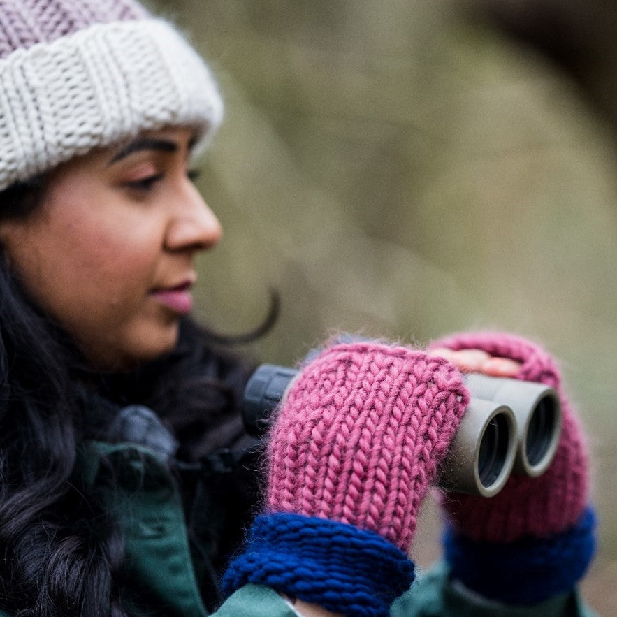 Pure Merino Fingerless Mittens - Mix and Match 20 Colours