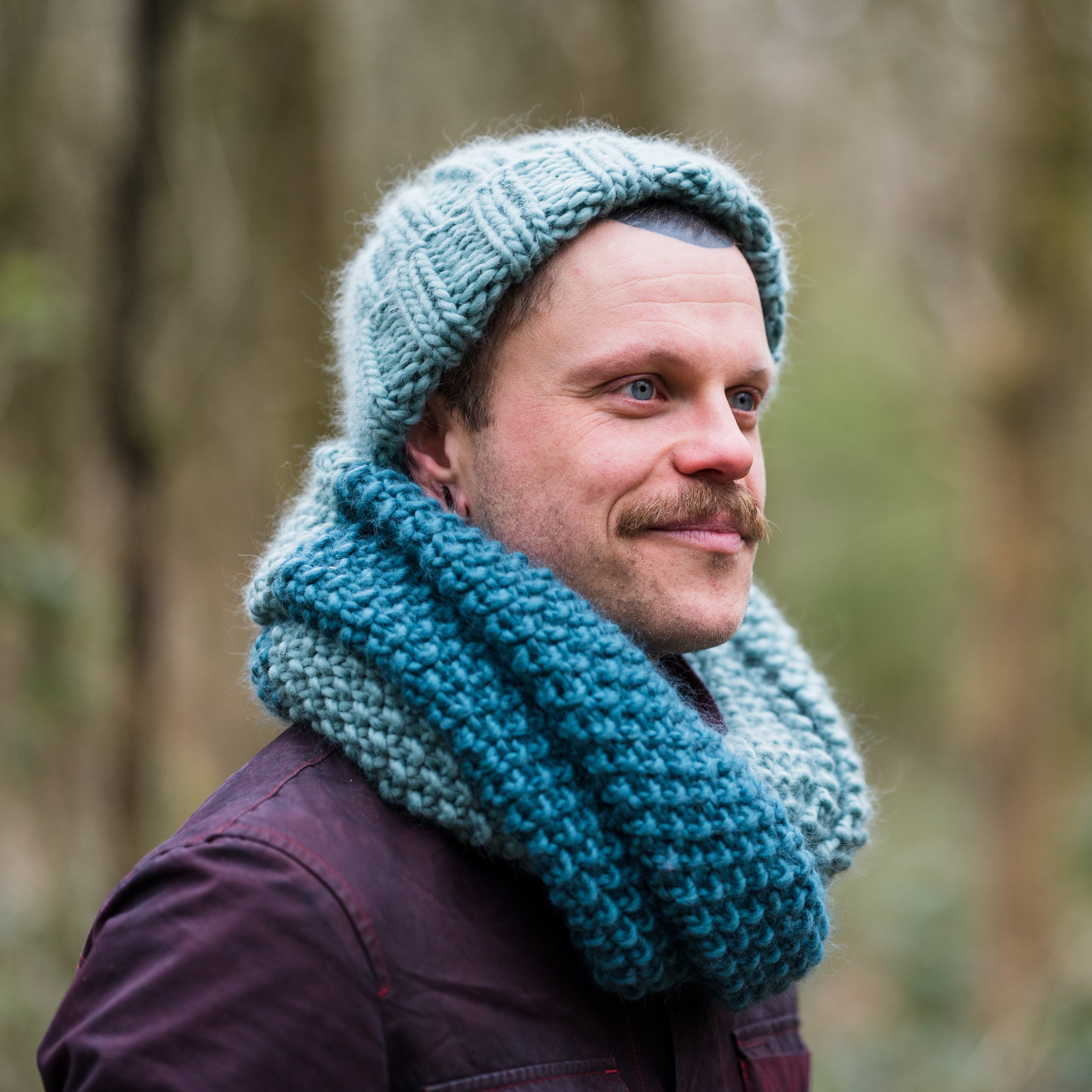 Double Wrap Snood (Two Tone)